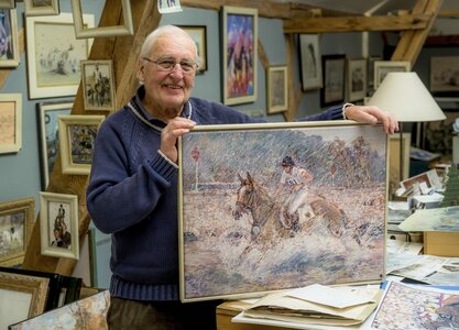 Das Heimatmuseum Möhringen zeigt ab Herbst 2023 eine Ausstellung des Pferdemalers Klaus Philipp. | Foto: Toffi