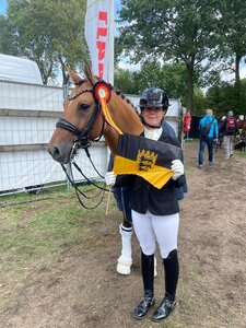 Fabienne Böckmann und ihr Lilienhofs Donatelli trabten im DAC zum Sieg. | Foto: privat