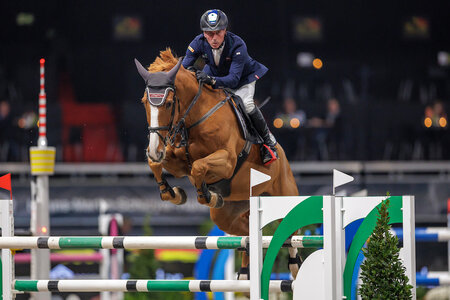 Hans-Dieter Dreher und sein Vestmalle des Cotis befanden sich auch in der BEMER Riders Tour Qualifikation von Wiener Neustadt in einer eigenen Liga. | Foto (Archiv): Lafrentz