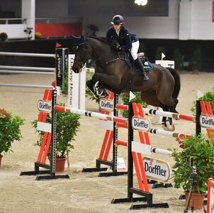 Mit zwei tollen Runden werden Pia Reich und Löwenherz Zweite im Großen Preis. Foto: Social Media