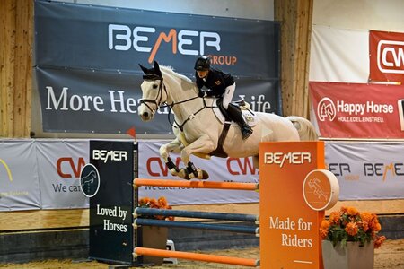 Colin Sorg und sein Casillas sind einfach unschlagbar und feierten bei den Munich Young Talents gleich zwei Siege. | Foto: Dill