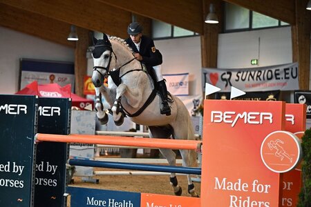 Nick Armbruster überzeugte in der Einlaufprüfung des HGW-Bundesnachwuchschampionats. | Foto: Dill