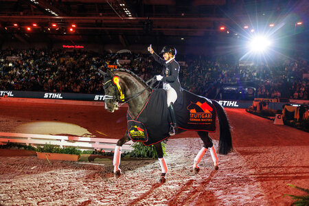 Isabell Werth und Superb sichern sich den Titel im Dressage German Master. | Foto: Lafrentz