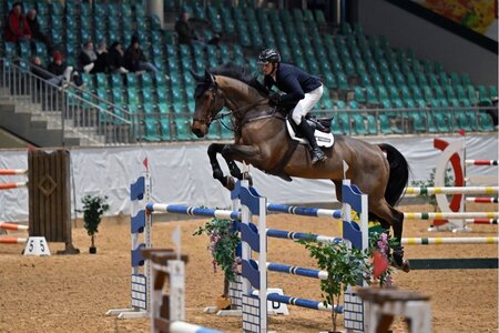 Heiko Rabenstein freute sich in den Kreuther S-Springen über Top-Platzierungen. | Foto: Dill