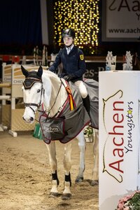 Nach seinem Sieg am Samstag führt Colin Sorg bei den Children. Foto: Metzner Nach seinem Sieg am Samstag führt Colin Sorg bei den Children. Foto: Metzner