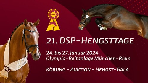 Nächste Woche ist es soweit: Die DSP-Hengsttage in München-Riem beginnen. | Foto: Fischer Nächste Woche ist es soweit: Die DSP-Hengsttage in München-Riem beginnen. | Foto: Fischer
