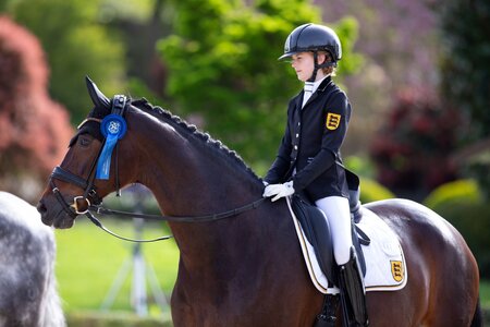 Zum Abschluss schnappte sich Sophie-Luise Layer eine Platzierung beim Sichtungsturnier in Kronberg. | © Sina Kuiper