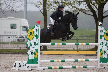 Luisa Sophie Roth und Black Jack bei der Qualifikation zum Pony-Master in Roth am See. | © D. Matthaes