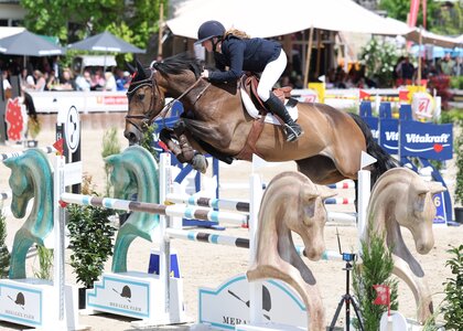 Alia Knack und Vigo's Cornetta mussten sich knapp geschlagen geben. | © Roger Müller