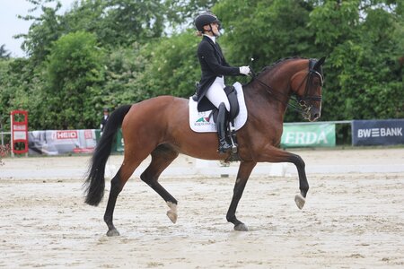 Annika-Berenike Dörr mit Adèle | © D. Matthaes
