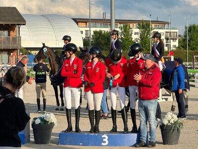 Platz drei für das deutsche Team im Nationenpreis der Children. | © privat