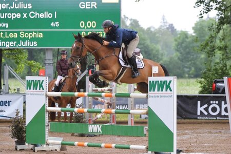 Julius Ehinger siegte im ersten S-Springen.  | © Dill