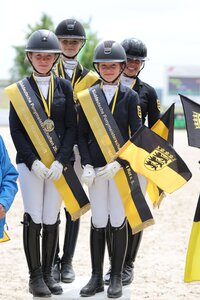 Gold in der Mannschaftswertung Dressur für das Team Baden-Württemberg. | © Doris Matthaes