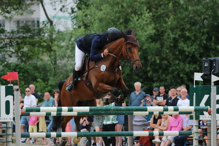 Sebastian Heller und Quinaro siegen im Großen Preis. | © Leonie Wolff