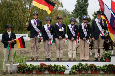 2022 gewann das deutsche Team Silber. | © Anne Hüsges/FN