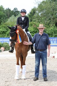 Ramona Ritzel und Sequoia können sich heute über den Sieg in der Einlaufprüfung zum Landeschampionat freuen. | © Doma