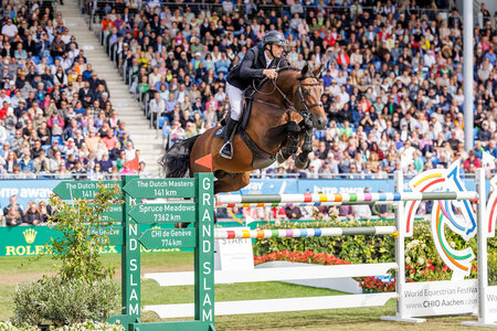 Richard Vogel und United Touch werden Dritte im Großen Preis von Aachen. | © Lafrentz