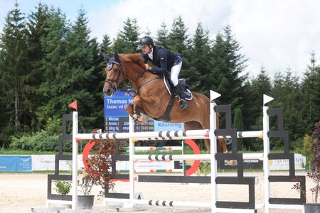 Ein Stilist im Sattel: Thomas Mang, hier in Waldachtal. | © Matthaes