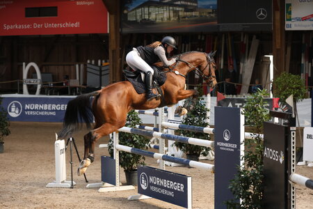 Sicher im Finale: Leonie Hammann und Cashmere M | © Leonie Wolff