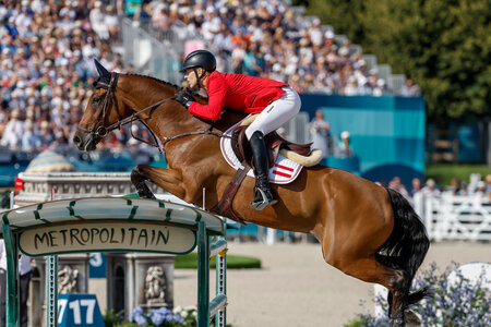 Kühner hatte auch bei den olympischen Spiele in Paris auf Elektric Blue P gesetzt. | © Lafrentz