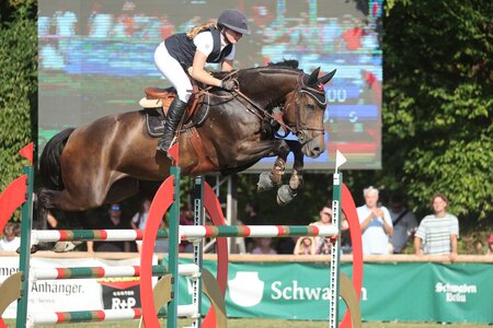 Alia Knack reitet künftig für die Sportpferde Faller | © D. Matthaes