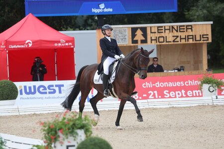 Patricia Borst trabte mit Quirina zu einem S*-Sieg. | © D. Matthaes (Archiv)