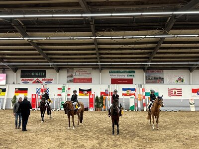 Das baden-württembergische Team reihte sich in Legden auf Rang drei ein. | © privat