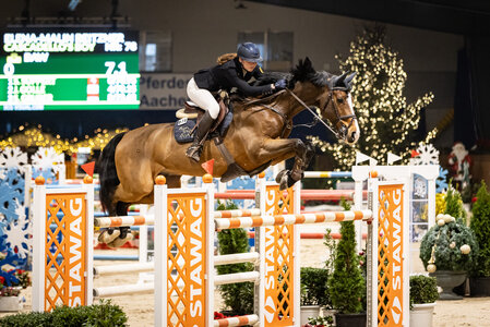 Elena-Malin Reitzner und Cascadello's Boy springen zum neunten Platz der S***-Prüfung | © Jasmin Metzner Fotografie Elena-Malin Reitzner und Cascadello's Boy springen zum neunten Platz der S***-Prüfung | © Jasmin Metzner Fotografie