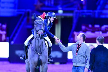 Pia Reich und PB Löwenherz mit zwei tadellose Nullrunden und einer Zeit von 48,27 Sekunden zum fünften Platz im 1,55 Meter Springen | © Dill Pia Reich und PB Löwenherz mit zwei tadellose Nullrunden und einer Zeit von 48,27 Sekunden zum fünften Platz im 1,55 Meter Springen | © Dill