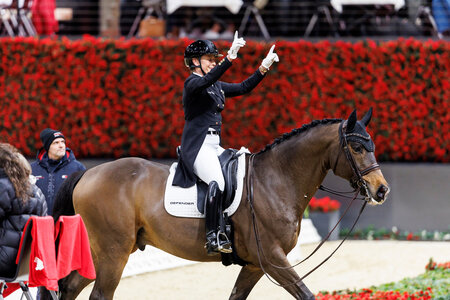 Isabell Werth triumphierte mit DSP Quantaz in der Weltcup-Kür von Basel. | © Lafrentz