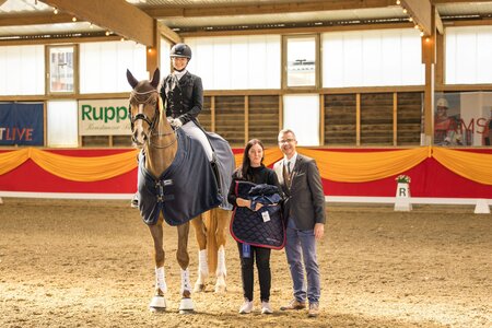 Leonie Moll siegte in der Intermediaire I von Konstanz. | © Dennis Anderle/Conker01 Photography