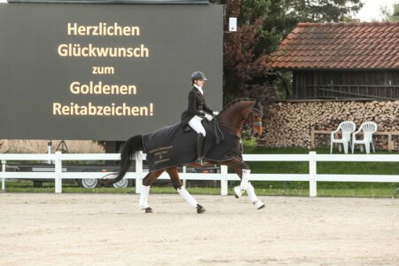 Das Goldene für Corinna Peter. | © Janina Sanwald