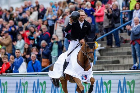 Richard Vogel bei seinem Badenia-Sieg im vergangenen Jahr - so könnte es wieder sein.  | © Fotos: Stefan Lafrentz