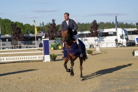 Michael Zwingmann siegt im Zwei-Sterne-Springen. | © Lilly Marie Buchholz