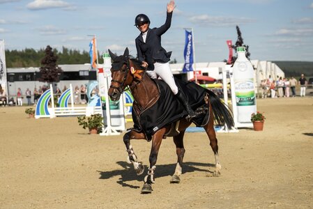 Elli Meyer und Oratrice vd Donkhoeve siegen abermals im Großen Preis von Detter. | © Lilly Marie Buchholz