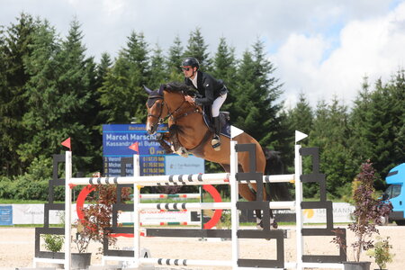 Marcel Marschall und Kassandra del Buttasella siegen im Großen Preis. | © D. Matthaes (Archiv)