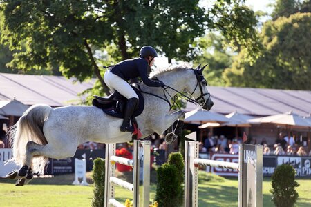 Mit gewaltigen Sätzen zum Sieg: Michael Jung und fischer DuoPower | © Dill