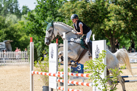 Siegreich im A-Vierkampf in Wannweil: Nola Jolie Uhlig mit Che Bello. | © Claretta Lukas