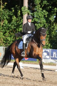 Manuaela Gorski und Escala tanzen zu 69,32 Prozent und teilen sich mit dieser Wertung den Sieg in der S-Dressur mit Claudia Kaiser und Sweetheart CK. | © DoMa (Archiv)