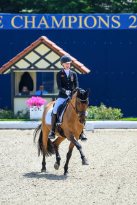 Maya Wächter und Nasdaq vertreten bei den Pony-Europameisterschaften in Kronberg die deutschen Farben. | © Equitaris