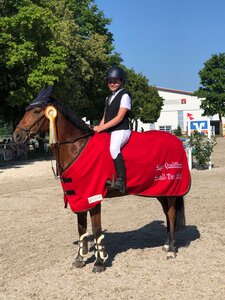 Lisa Kraft und Floh op Jück konnten die Finalqualifikation der Horst-Gebers-Pony Tour auf A**-Niveau (Small) für sich entscheiden. | © Knisel-Eberhard
