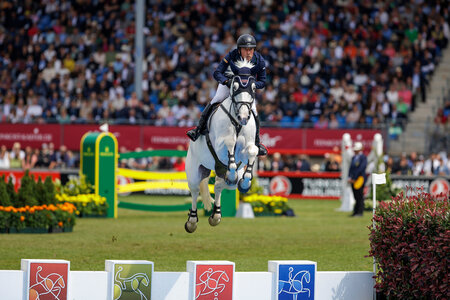 Hansi Dreher reitet um die Einzelmedaille. | © Lafrentz (Archiv)