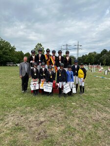 Erfolgreiche Vierkämpfer in Eichstetten | © Clara Erkens