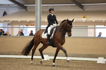Sophia Kastner freute sich in Heiligenwald über den für ihr Goldenes Reitabzeichen noch ausstehenden S*-Sieg. | © D. Matthaes (Archiv)