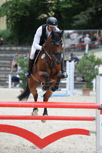 Ein neues Paar im Springparcours: Call him Cody und Sebastian Heller | © D. Matthaes
