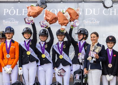 Maya Wächter sichert sich bei der EM in Le Mans Mannschafts-Gold. | © Andrea Rodriguez