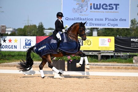 Jana Lang und Baron waren in der Intermediaire I am Waldhauser Hof unschlagbar. | © Dill