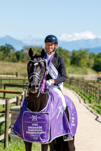 Justin Verboomen und Zonik Plus sichern sich bei den Europameisterschaften auch in der Grand Prix Kür Gold. | © Lafrentz