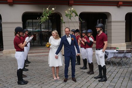 Thomas Henig und Lisa Planck haben sich das Ja-Wort gegeben. | © privat