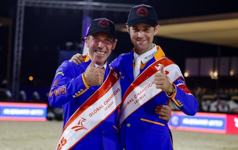 Hansi Dreher und Gilles Thomas haben allen Grund zur Freude | © LGCT